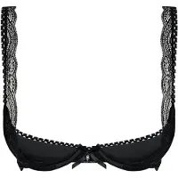 Obsessive - Miamor Half-Bra Zwart S/M