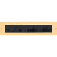 Formani Basics LB535BI tochtborstel - PVD mat goud