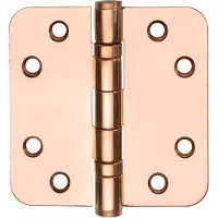 Formani Kogellagerscharnier | 89x89 | PVD Koper | LBSA8989 Afgerond