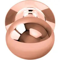 Formani Basics LB80V voordeurknop vast op rozet - PVD gepolijst koper