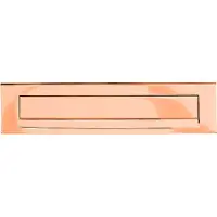 Formani BASICS LB535 briefplaat buiten 330X80 PVD glans koper