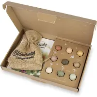 Blossombs Geschenkdoos groot (met 9 zaadbommetjes & bewaarzakje)
