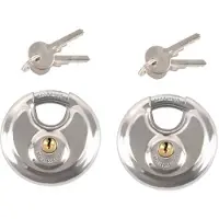 Pricenet Discus Slot Met Sleutel 70 Mm 2 Stuks 341319s