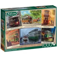 Falcon Vintage Trams Puzzel 1000 Stukjes
