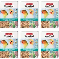 Beaphar 6x XtraVital Grote Parkiet - vogelvoer - 500g