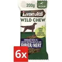 Adventuros - Hondensnack - Wild Chew - Medium - 6x200gr