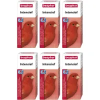 Beaphar 6x Intensief Rood - Vogelsupplement - 10g