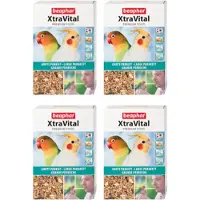 Beaphar 4x XtraVital Grote Parkiet - vogelvoer - 1kg