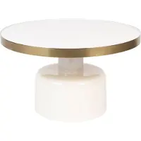 Zuiver Glam Salontafel wit