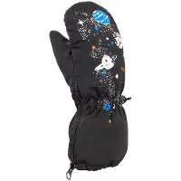 Cairn Colomby, skihandschoenen, kinderen, black astral