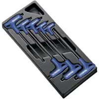 Expert by Facom MODULE VAN 8 T-INBUSSLEUTELS MET HEFT, 6-KANT - E121609