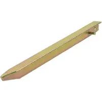 Proplus T-haring 30 cm metaal halfrond brons per 2 stuks