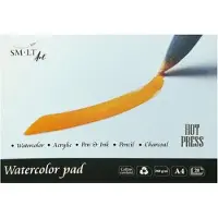 SMLT Aquarelblok Glad A4 260gr 20 vel