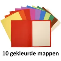 Exacompta Flash Dossiermap A4 Kleurenassortiment Manila 100% gerecycled 220 g/m² 100 Stuks