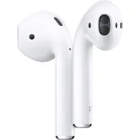 Apple AirPods (2e generatie), AirPods, True Wireless Stereo (TWS), geschikt voor telefoongesprekken/muziek, hoofdtelefoon, wit
