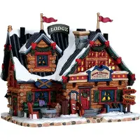 Lemax Kerstfiguur Apres-ski lodge b/o led