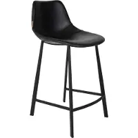 Dutchbone Barkruk Franky Black - 65 cm