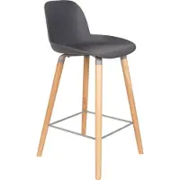 Zuiver Barstoel Albert Kuip Counter Stool 65 cm Dark Grey