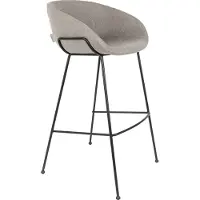 Zuiver Feston Barkruk 76 cm Grijs