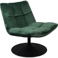 Dutchbone Loungestoel Bar Velvet Green