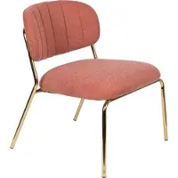 White Label Barkruk Jolien Gold Pink