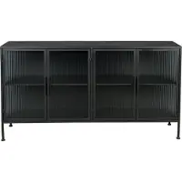 Dutchbone Dressoir Boli Low Black