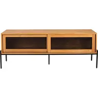 Zuiver Hardy dressoir staal/eiken fineer 160x45 cm