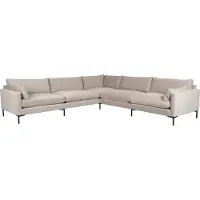 Zuiver Summer 7-zits Hoekbank - Latte