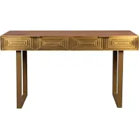 Dutchbone Consoletafel Volan Gold