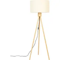 Zuiver Vloerlamp Fan Bamboo White