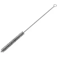 Osborn Düsenbürste Länge 300 mm Ø 15 mm 0,15 mm Stahl gewellt Besatzlänge 100 mm mit Öse