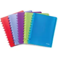 Atoma pres map - PP - 11 ringen - 40 stuks - Geassorteerde kleuren