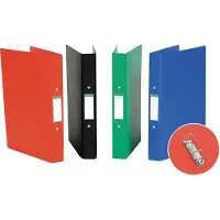 Aurora Ringmap voor ft A4, 2 ringen van 25 mm, uit PVC, geassorteerde kleuren - 24 stuks