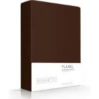 Romanette 2-PACK: Kussenslopen Verwarmend Flanel - 65 x 65 cm - Bruin