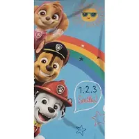 Paw Patrol strandlaken - handdoek 140x70 cm - badhanddoek badlaken