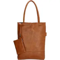 Beagles Shopper met Etui Cognac