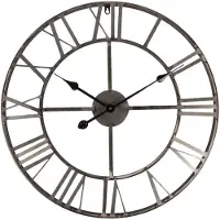 Clayre & Eef Klok Ø 60x4 Cm / 1xaa 5kl0138g