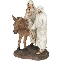 Clayre & Eef Multi Kerstgroep 16*12*20 cm 6PR3044