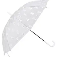 Clayre & Eef Paraplu Kind Ø 90x55 Cm Wit/zwart
