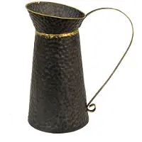 Clayre & Eef Decoratie Kolenkit XL 40x23x47 cm Grijs Ijzer Rond