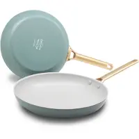 Greenpan - Padova Smokey Blue 2-delige pannenset met keramische antiaanbaklaag 20/28 cm