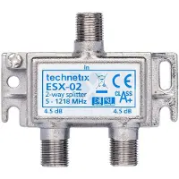 Enzo Technetics ESX-02 - tweeweg verdeler F-connector - 2074030