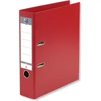 Oxford Smart Pro+ ordner, voor ft A4, rug 8 cm, rood - 3 stuks
