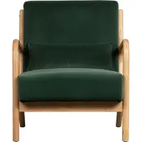 Woood Mark Fauteuil - Velvet - Flesgroen - 75x67x82
