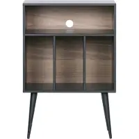 Woood James Kastje - Grenen - Zwart/Noten - 83x60x44