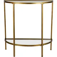 Woood Goddess Sidetable - Metaal - Antique Brass - 75x37x75