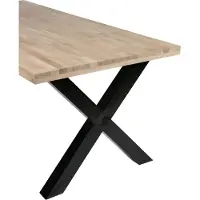 Woood Tablo Alkmaar Poot 1 Stuks - Metaal - Zwart - 72x79x10