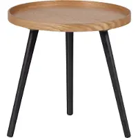 Woood Mesa Bijzettafel M - Hout - Naturel - 45x45x45