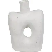 Bepurehome Cubist Deco Papier Mache Off White