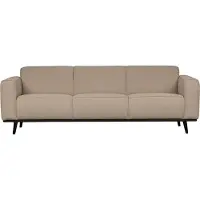 Bepurehome WOOOD Statement 3-zitsbank - Bouclé - Beige